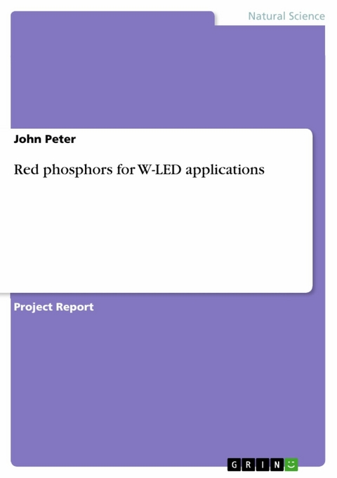 Red phosphors for W-LED applications - John Peter