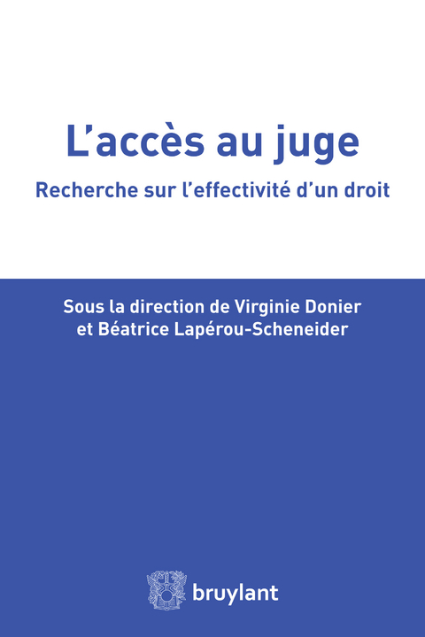 L'accès au juge - 