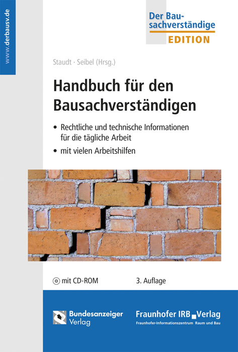 Handbuch für den Bausachverständigen. - 