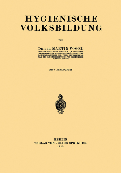 Hygienische Volksbildung - Martinl Voge