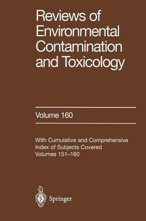 Reviews of Environmental Contamination and Toxicology - George W. Ware