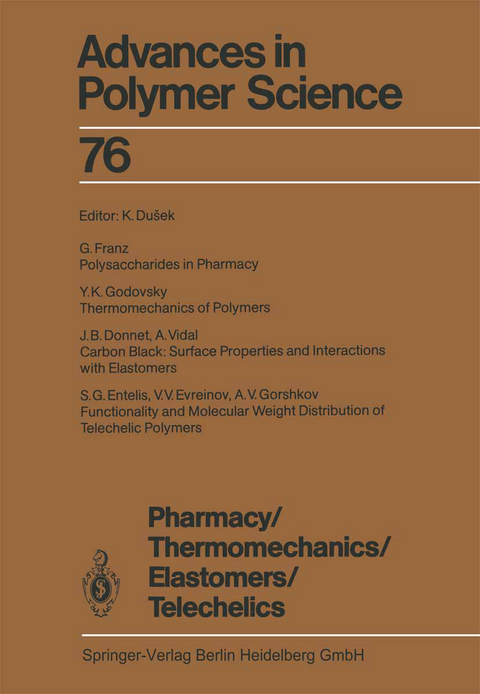 Pharmacy/Thermomechanics/Elastomers/Telechelics - 