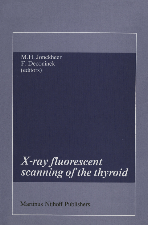 X-ray fluorescent scanning of the thyroid - 