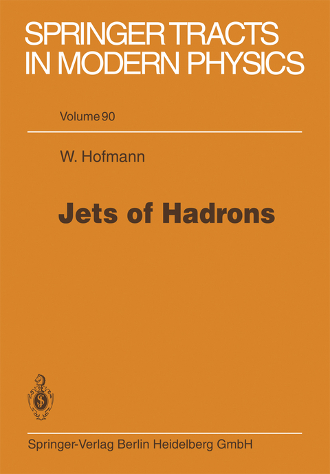 Jets of Hadrons - Werner Hofmann