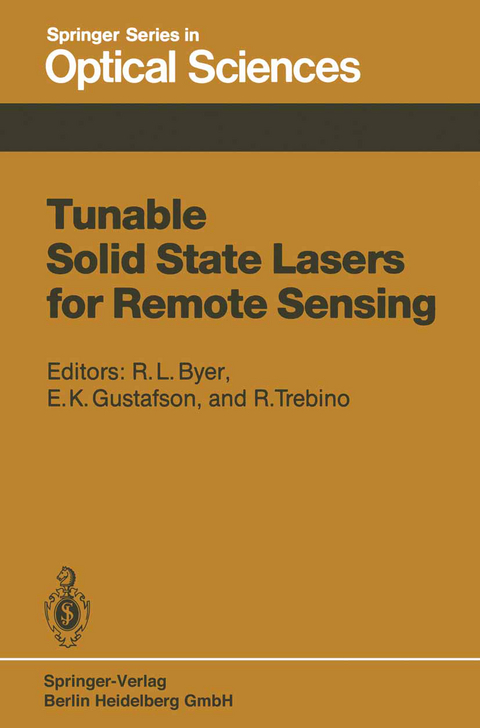 Tunable Solid State Lasers for Remote Sensing - 