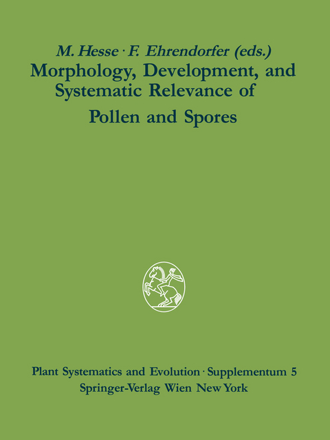 Morphology, Development, and Systematic Relevance of Pollen and Spores - 