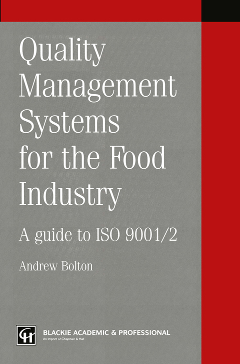 Quality management systems for the food industry - 