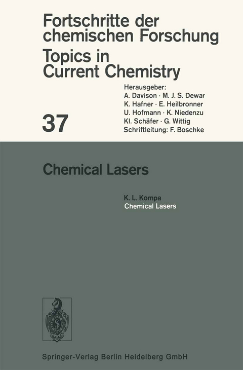 Chemical Lasers