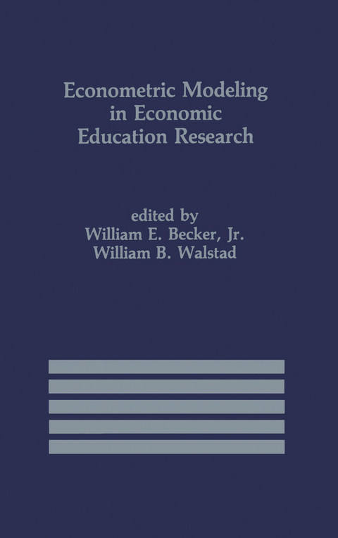 Econometric Modeling in Economic Education Research - 