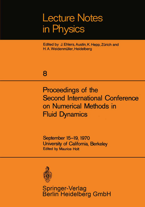 Proceedings of the Second International Conference on Numerical Methods in Fluid Dynamics - 