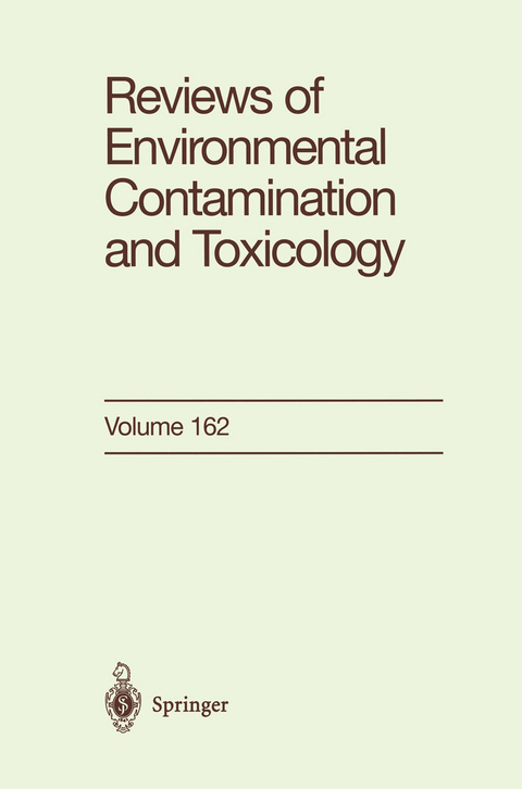 Reviews of Environmental Contamination and Toxicology - George W. Ware