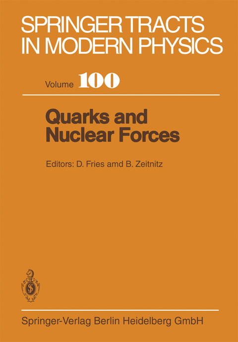 Quarks and Nuclear Forces - 