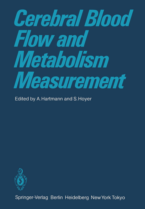 Cerebral Blood Flow and Metabolism Measurement - 