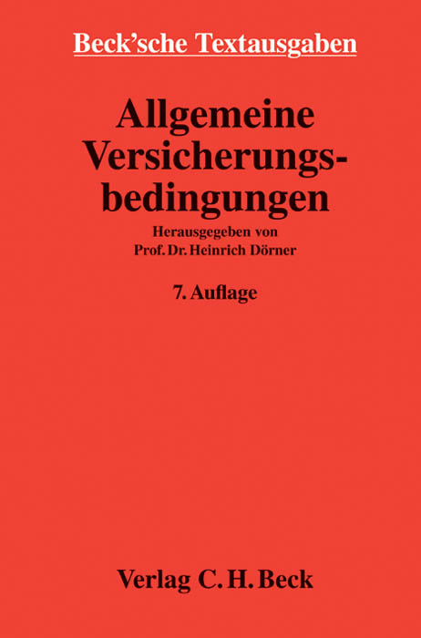 Allgemeine Versicherungsbedingungen - 