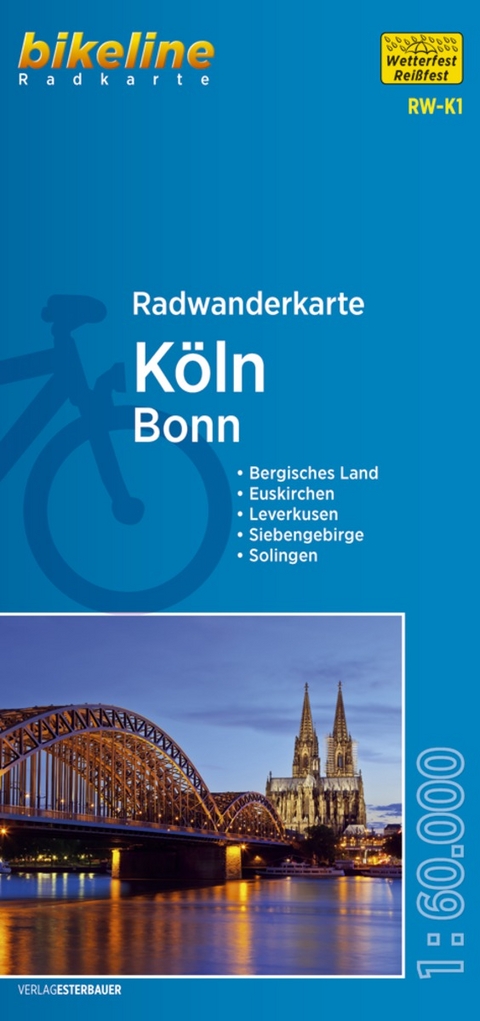 Radwanderkarte Köln Bonn RW-K1 - 