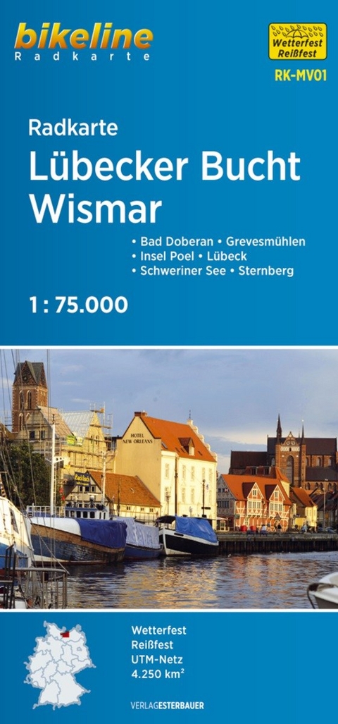 Radkarte Lübecker Bucht Wismar (RK-MV01) - 