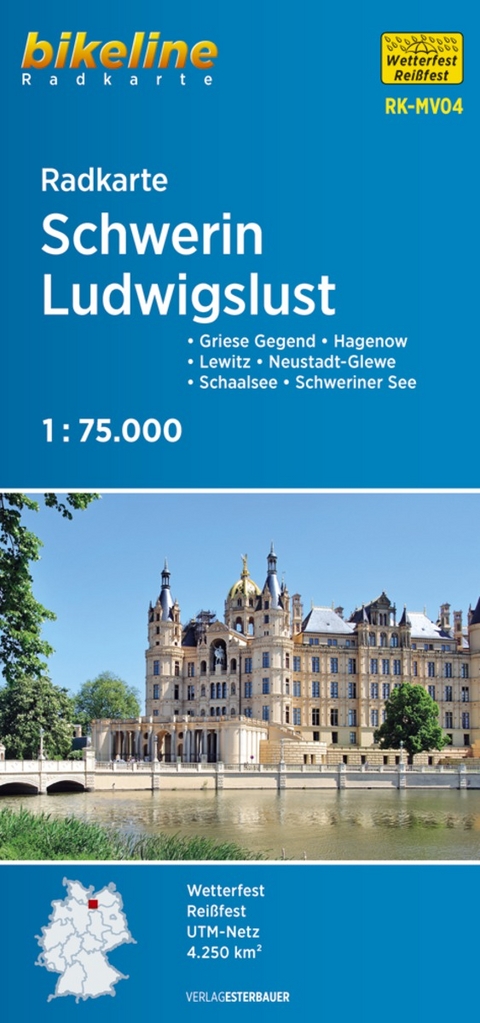 Radkarte Schwerin Ludwigslust (RK-MV04) - 