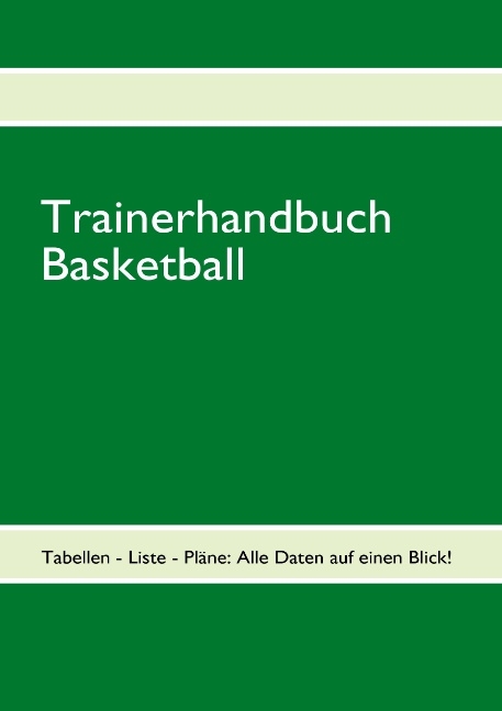 Trainerhandbuch Basketball