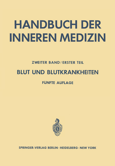 Blut und Blutkrankheiten - 