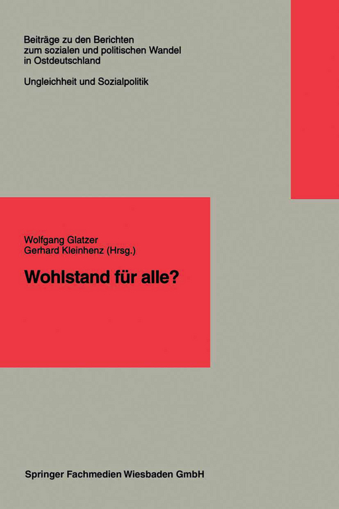 Wohlstand für alle? - 