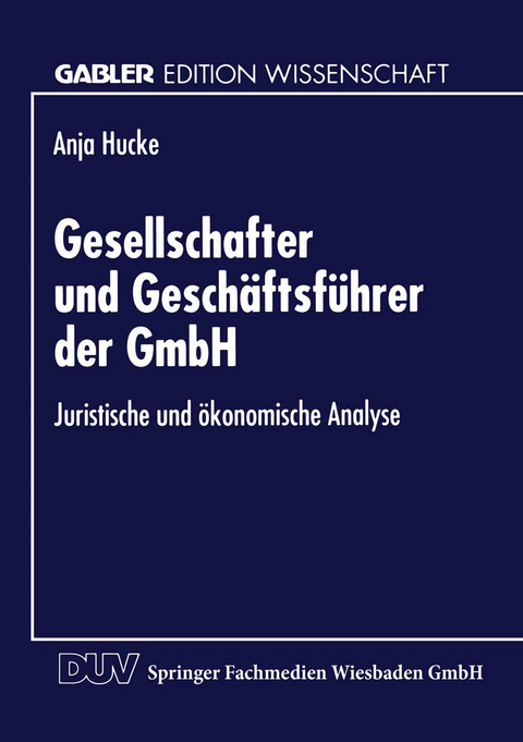 Gesellschafter und Geschäftsführer der GmbH