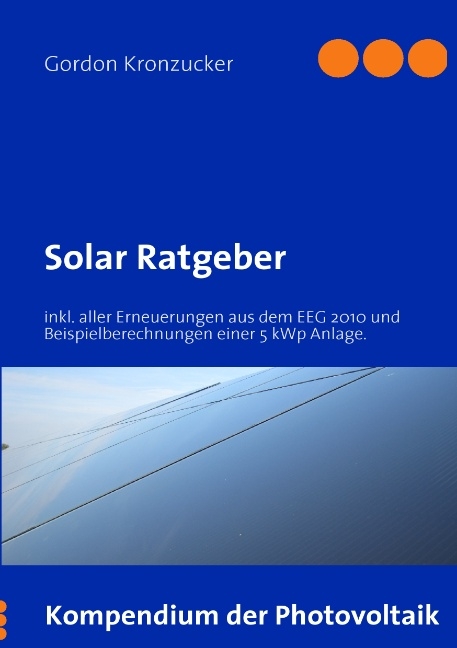 Solar Ratgeber - Gordon Kronzucker