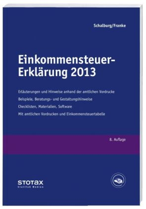 Einkommensteuer-Erklärung 2013 - Martin Schalburg, Tobias Franke