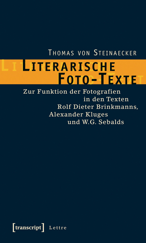 Literarische Foto-Texte -  Thomas von Steinaecker