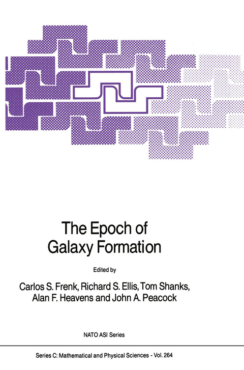 The Epoch of Galaxy Formation - 