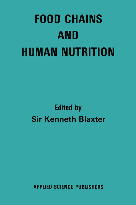 Food Chains and Human Nutrition - 