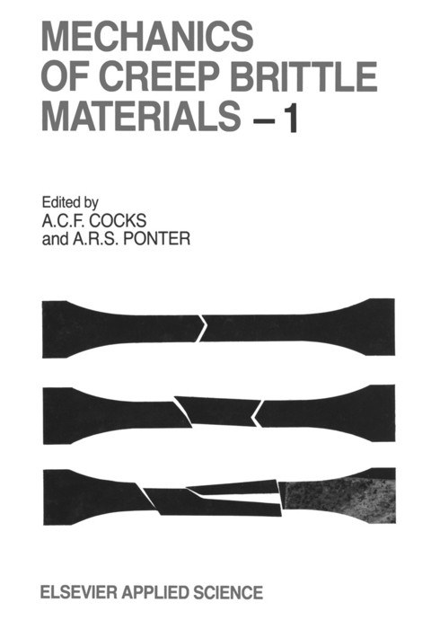 Mechanics of Creep Brittle Materials 1 - 