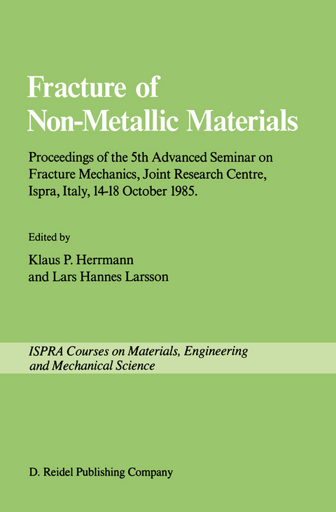 Fracture of Non-Metallic Materials - 