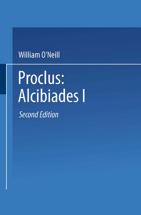 Proclus: Alcibiades I - 