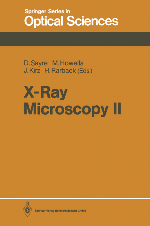 X-Ray Microscopy II - 