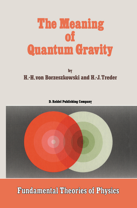 The Meaning of Quantum Gravity - Horst-Heino Borzeszkowski, H.J. Treder