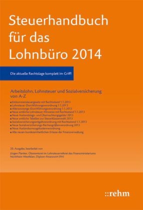 Steuerhandbuch für das Lohnbüro 2014 - Jürgen Plenker