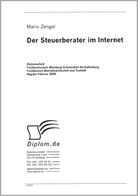 Der Steuerberater im Internet -  Mario Zengel