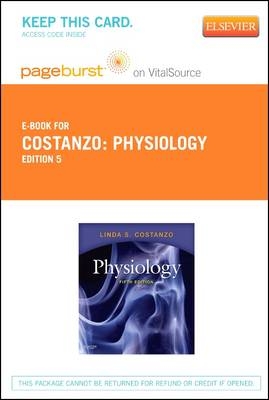Physiology Elsevier eBook on Vitalsource (Retail Access Card) - Linda S Costanzo