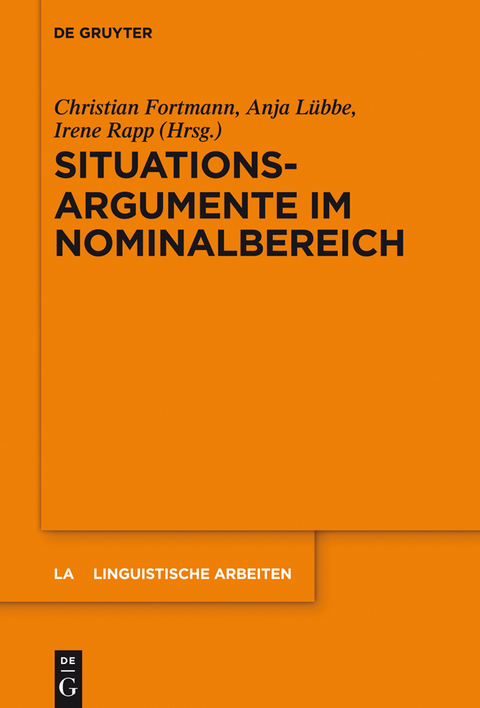 Situationsargumente im Nominalbereich - 