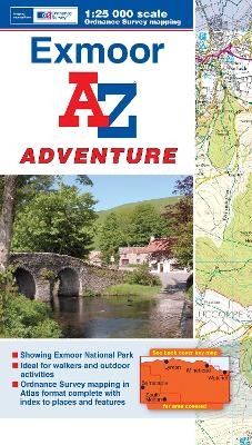 Exmoor A-Z Adventure Atlas -  A-Z Maps