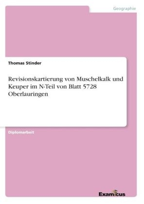 Revisionskartierung von Muschelkalk und Keuper im N-Teil von Blatt 5728 Oberlauringen - Thomas Stinder