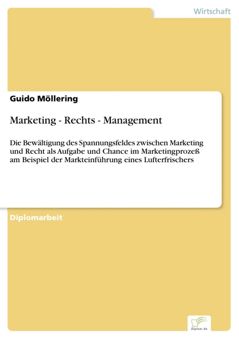 Marketing - Rechts - Management -  Guido Möllering