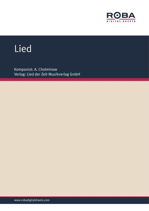 Lied - A. Cholminow