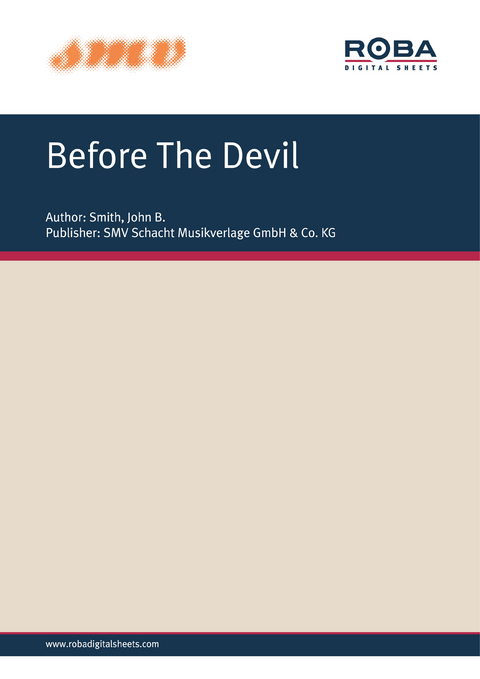 Before The Devil - John B. Smith