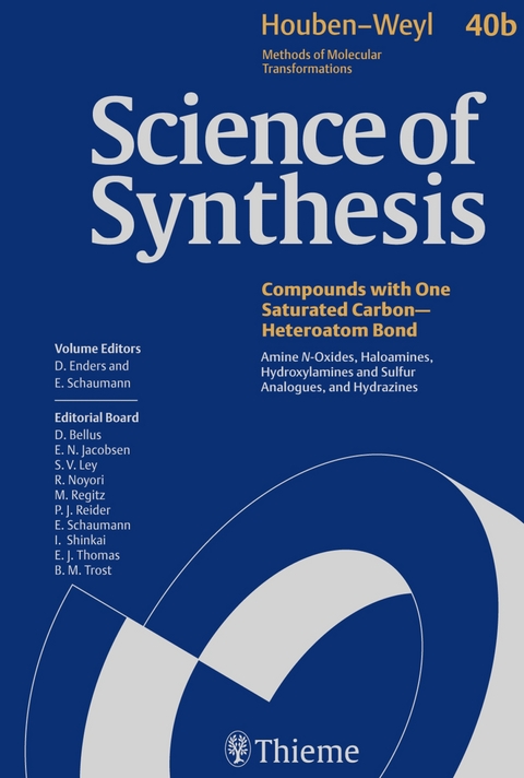 Science of Synthesis: Houben-Weyl Methods of Molecular Transformations Vol. 40b - 