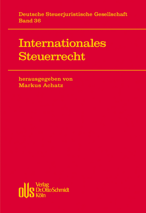 Internationales Steuerrecht - 
