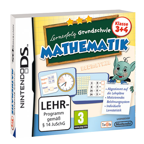 Lernerfolg Grundschule Mathe 3.+ 4. Klasse, 1 Nintendo-DS-Spiel