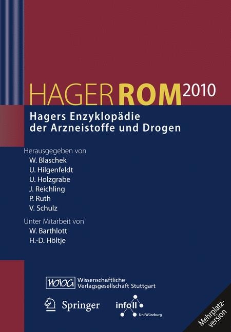 HagerROM 2010. Hagers Enzyklopädie der Arzneistoffe und Drogen - 