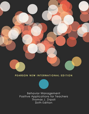 Behavior Management: Pearson New International Edition - Thomas J. Zirpoli