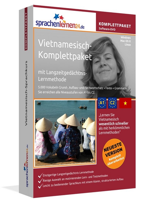 Sprachenlernen24.de Vietnamesisch-Komplettpaket (Sprachkurs)